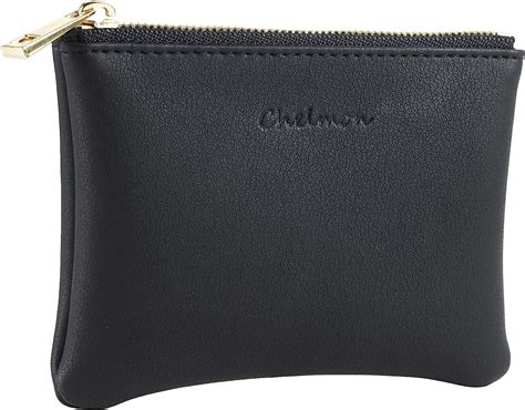 Amazon Chelmon Genuine Leather Coin Purse Pouch Change Purse With