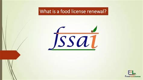 PPT - fssai food license renewal PowerPoint Presentation, free download ...