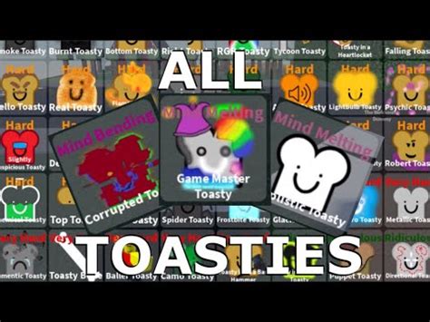 Guide For All Toasties From Find The Toasties Youtube