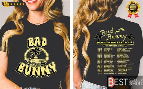 Bad Bunny Worlds Hottest Tour Un Verano Sin Ti Merch Shirt