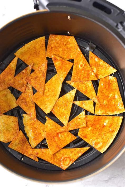 Air Fryer Corn Tortilla Chips Gluten Free Vegan Dish By Dish