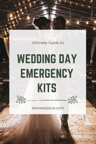 Ultimate Wedding Day Emergency Kit Ideas Kennedy Blue Emergency Kit