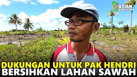 Perjuangan Tak Kenal Lelah Pak Hendri Garap Lahan Untuk Tanam Padi