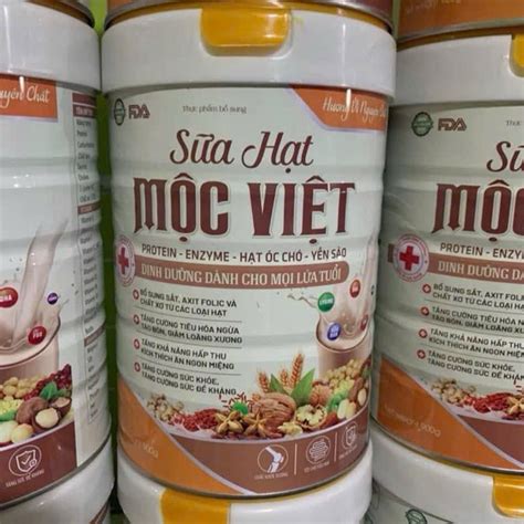 Sẵn (Hộp 900g) Sữa Hạt MỘC VIỆT - Bổ Sung Dinh Dưỡng Từ 15 Loại Hạt, Hỗ ...
