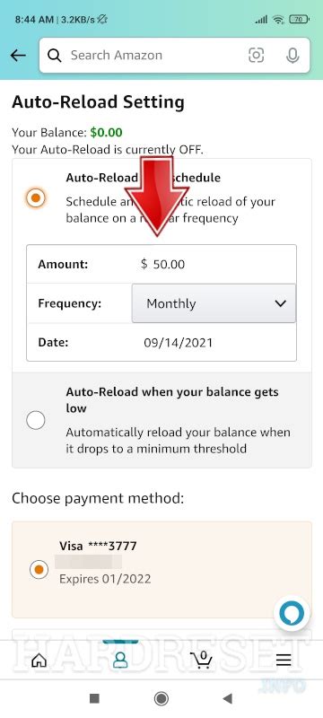 How To Set Up Auto Reload On Amazon HardReset Info