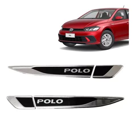 Par De Emblema Lateral Original Volkswagen Do Novo Polo Parcelamento