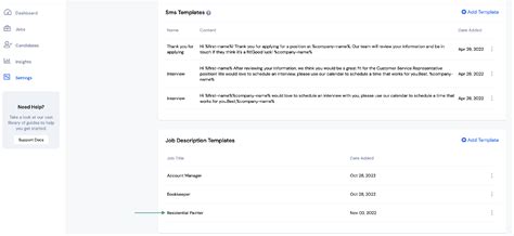 Creating A Job Description Template