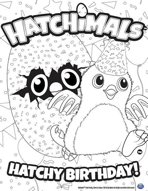 Mermaid Hatchimal Coloring Pages | Exeranmat Coloring