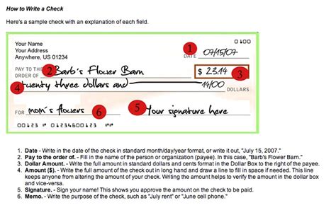 Writing a check example - mondoFlex