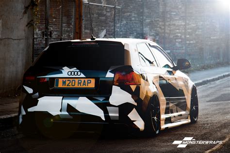 Camo Wrapped Audi A3 By Monsterwraps Co Uk Camo Wrapped Au Flickr