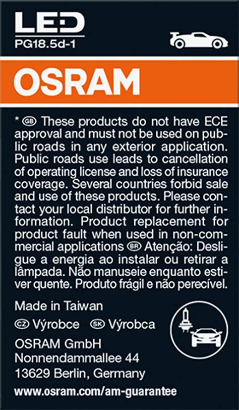 Żarówka 828DWP LEDriving SL P13W 1,8W PG18,5D cool white - zamiennik ...