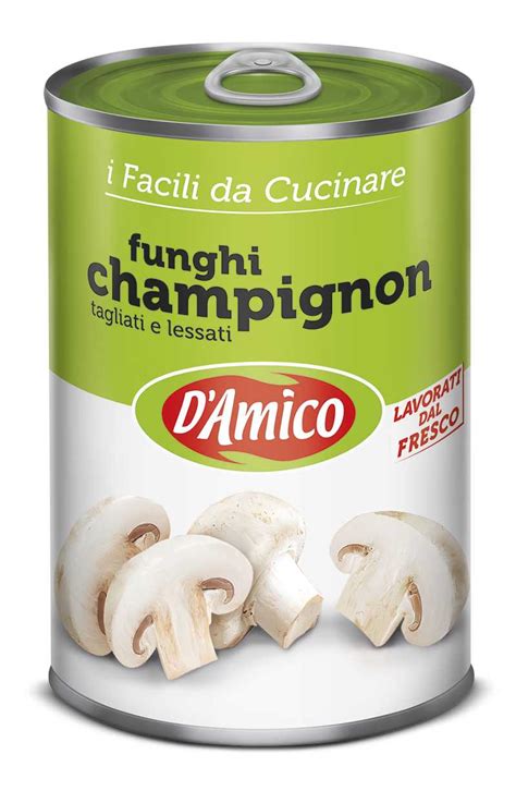 Funghi Champignon Tagliati Vegetali Al Naturale Prodotti