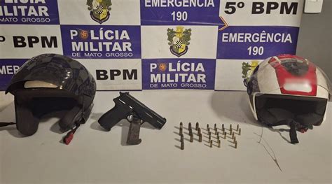 Dupla é Presa E Polícia Militar Apreende Simulacro E Munições Agora Mt