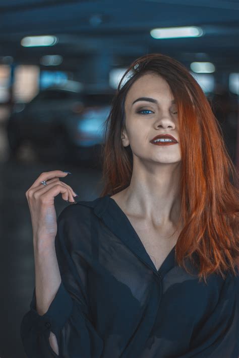 Photo of Smiling Woman Wearing Red Lipstick · Free Stock Photo