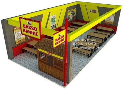 Desain Warung Bakso Modern Terbaru Harga Murah