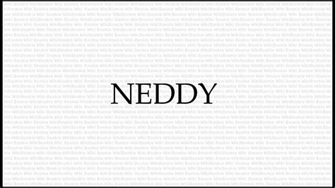 NEDDY Meaning The Secret Language Of Rogues YouTube