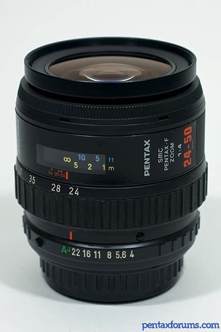 Smc Pentax F 24 50mm F4 Lens Photo Pentax Lens Reviews And Lens Database