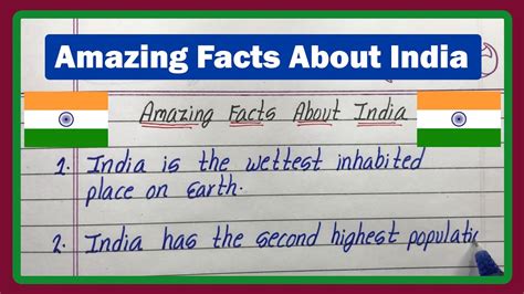 Amazing Facts About India Amazing Facts About India In English Few