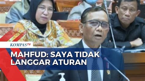 Buka Bukaan Soal Transaksi Janggal Rp349 T Ini Momen Mahfud Cecar