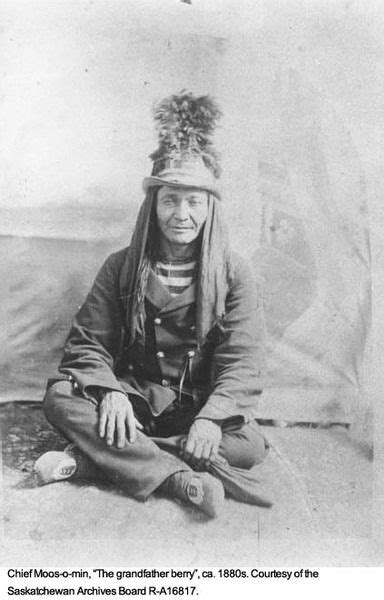 Chief Moos O Min Mosomin Aka The Grandfather Berry Cree