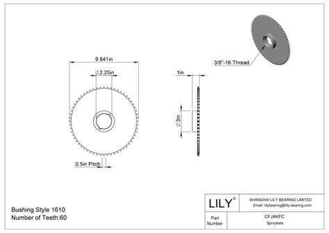 2590K52 Taper Lock Bushing Bore Sprockets For ANSI Roller Chain