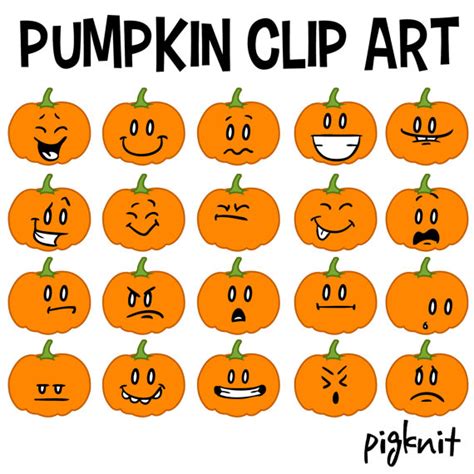 Pumpkin Faces Clip Art - Cliparts.co