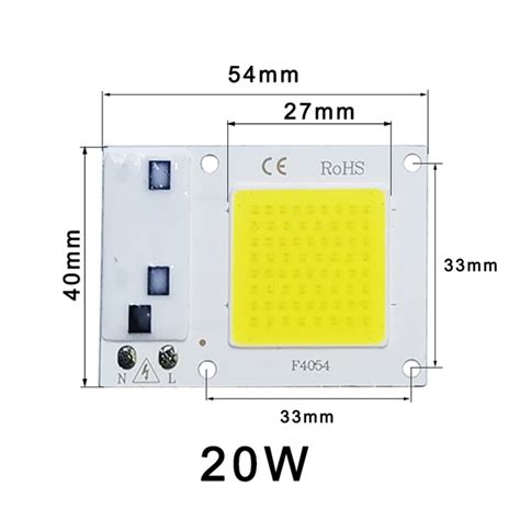 COB LED Lamp Chip AC 220V LED Bulb 10W 20W 30W 50W IP65 High Power