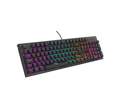 Klawiatura Dla Graczy Genesis Thor De Pod Wietlenie Rgb Mechaniczna Silent Switch Czarna Hot Swa