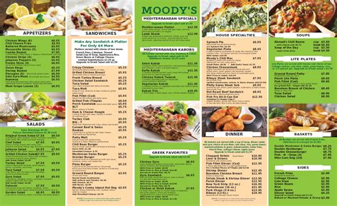 Our Menu – Moody's Coney Island Diner