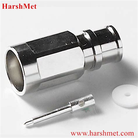 Nex10 Male Rf Connector For 1 4 Inch Plenum Rated Coaxial Cable Telecom Andpower Products Harshmet