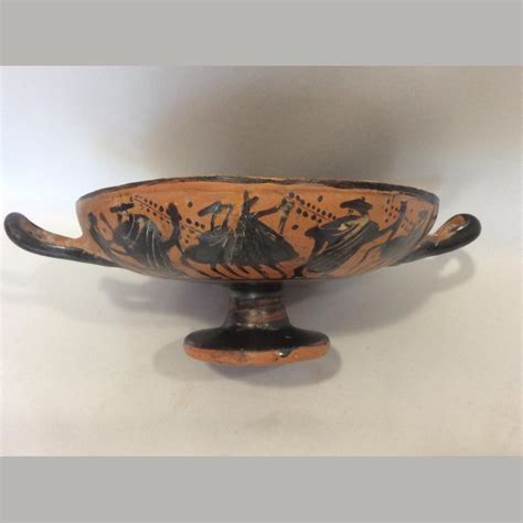 Ancient Greek Attic Black-Figure Kylix