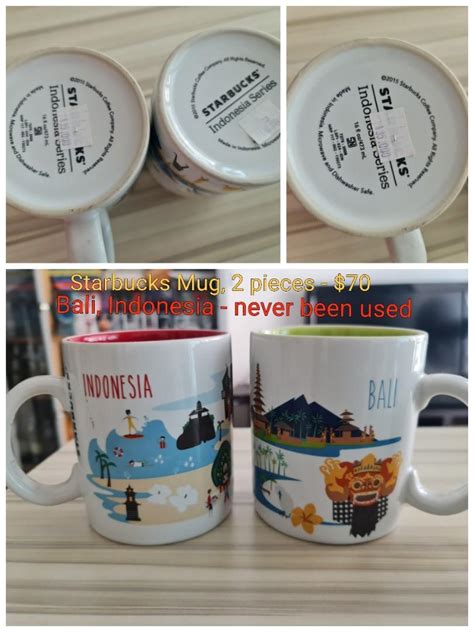 Bali Indonesia Starbucks Coffee Mugs Furniture Home Living