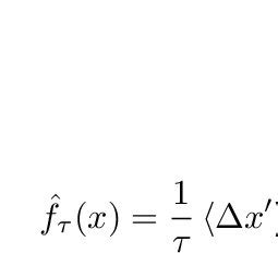 Schematic Of Kramers Moyal Coefficient Estimation For The First Moment