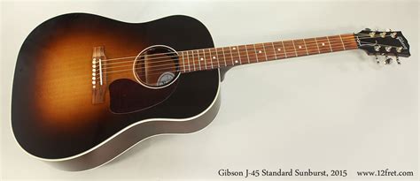 2015 Gibson J-45 Standard Sunburst | www.12fret.com