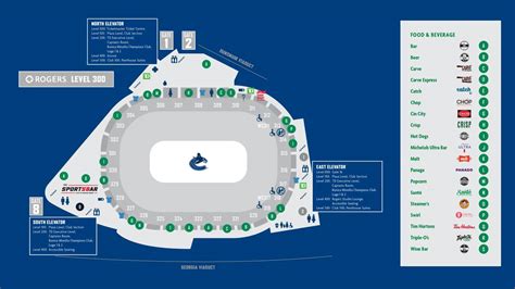 Rogers Arena Map - Rogers Arena