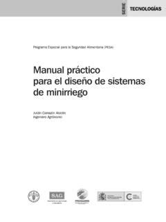 Manual práctico para el diseño de sistemas de minirriego manual pr