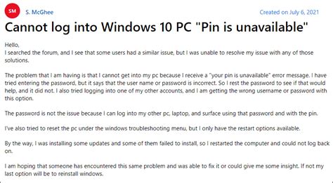 Full Solutions Pin Is Not Working On Windows Minitool