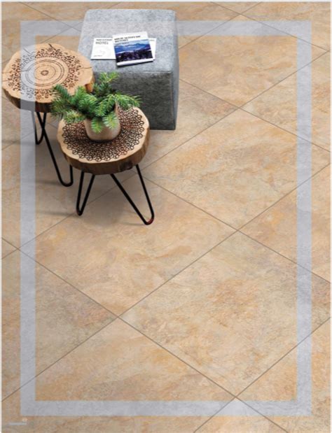 Beige Porcelain Floor Tiles Thickness 5 10 Mm Size 600x600 Mm At Rs