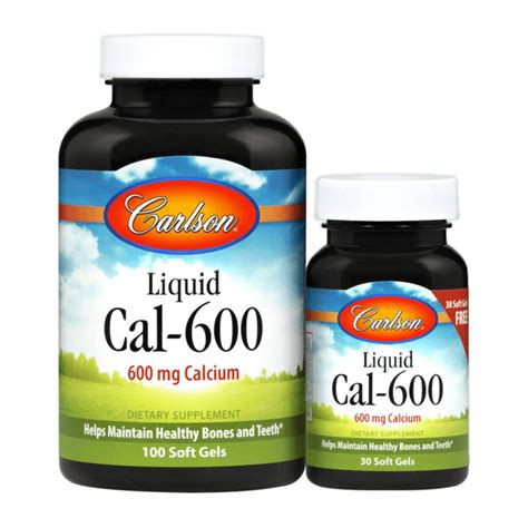 Carlson Liquid Cal Mg Sgels Swanson Health Products