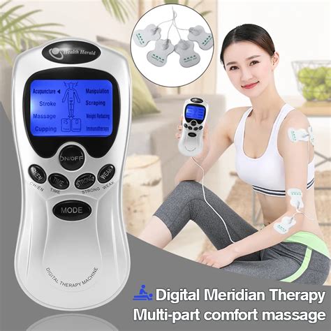 Ways Tens Machine Digital Therapy Electric Massager Pulse Full Body