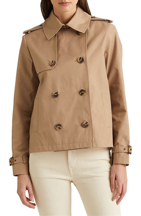 Lauren Ralph Lauren Double Breasted Trench Coat Nordstrom