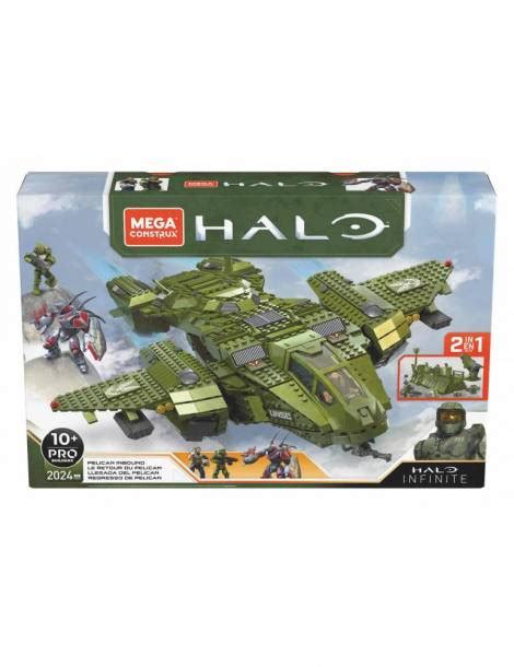 Kit de Construcción Mega Construx Halo Pelican Inbound 2024 Pcs