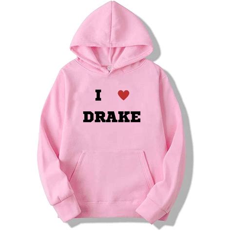 Drake Merch I Heart Drake Merch Hoodie Sweatshirt New Logo Women/Men Cosplay Pullovers Hooded ...