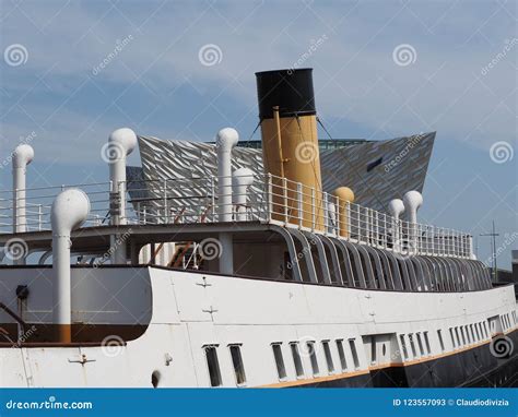 SS Nomadic Ship Stairs And Smoke Stack Editorial Photo | CartoonDealer ...