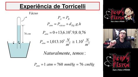 Hidrostática Experiência de Torricelli Vasos Comunicantes Heavy