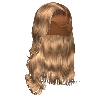 Blonde Balayage Wavy Side Part Blowout Roblox