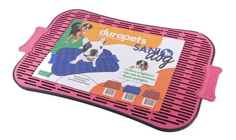 Alfombra higiénica sanitaria lavable para cachorro Sani Dog color rosa