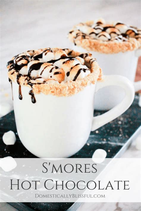 S Mores Hot Chocolate Domestically Blissful