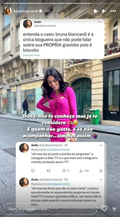 Bruna Biancardi se revolta após receber críticas sobre a gestação Só