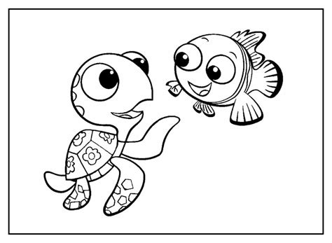 Peixe Nemo Para Colorir - Desenhos De Peixe Nemo Para Colorir